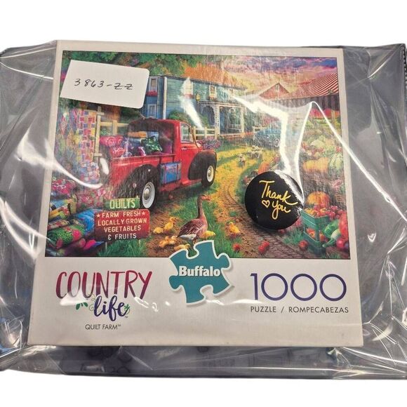 Buffalo Games Country Life Quilt Life 1000 pc Jigsaw Puzzle - Picture 9 of 10
